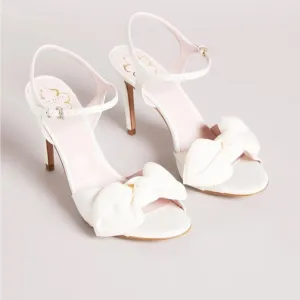 Ted Baker Heevia Moire Satin Bow Heeled Sandals