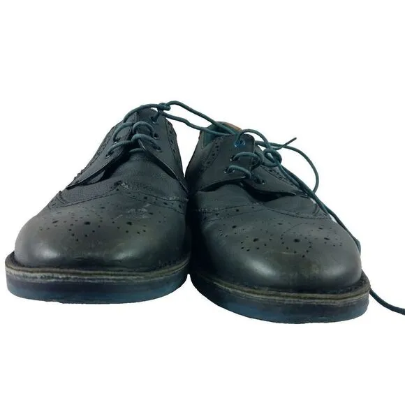 Ted Baker London Men's Black Leather Oxford Wingtip Dress Shoes Size 11