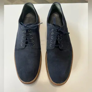 Ted Baker Men’s Blue Suede Tie Up Shoes