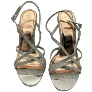 Ted Baker Silver Strappy Women's Sandals size 10