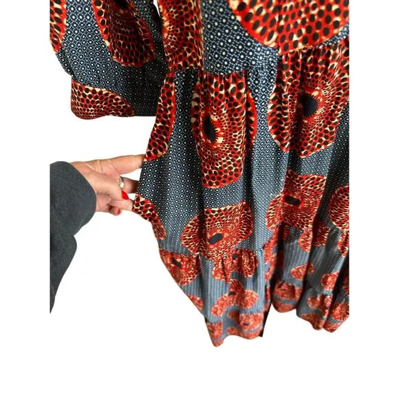 The OULA Maxi Print Dress - Size Medium - Never Worn