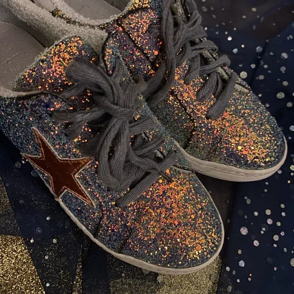 THE SHOE BOX ITALIAN STAR GLITTER Sneakers GORG