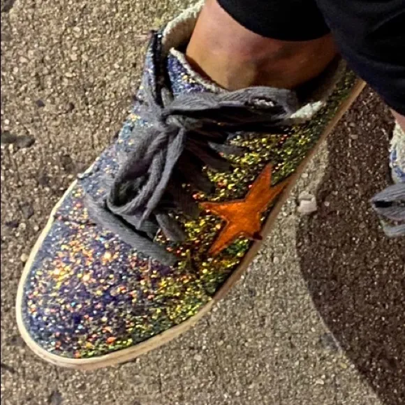 THE SHOE BOX ITALIAN STAR GLITTER Sneakers GORG
