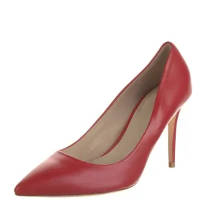 Theory Demeura Napa leather Red Stiletto Heels Pointed Toe