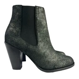 Thursday Boot Co.‎ Galaxy Avenue Ankle Boots Black Glitter Chelsea Size 8