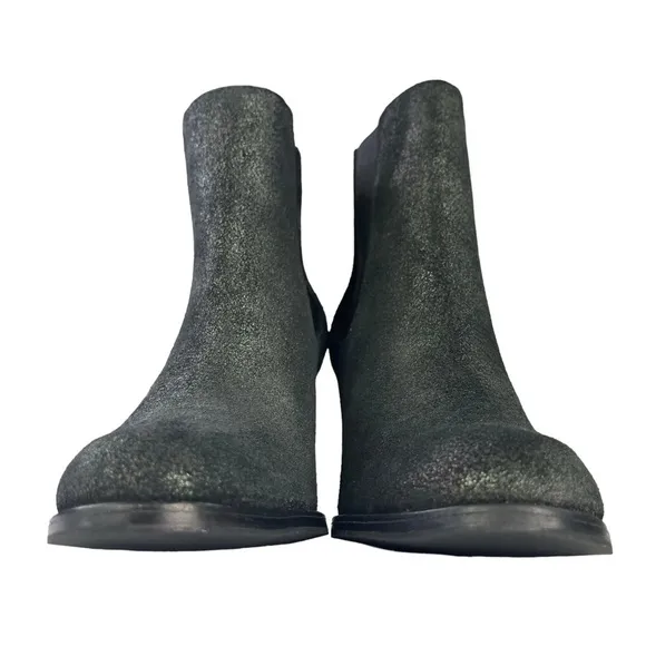 Thursday Boot Co.‎ Galaxy Avenue Ankle Boots Black Glitter Chelsea Size 8