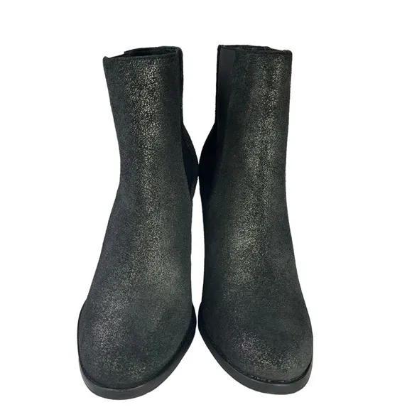 Thursday Boot Co.‎ Galaxy Avenue Ankle Boots Black Glitter Chelsea Size 8