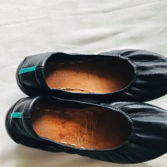 Tieks Black Ballet Flats