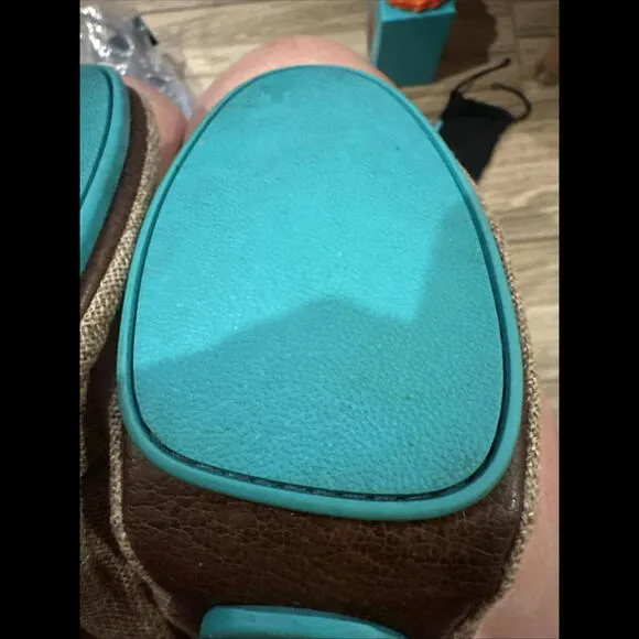 Tieks Brentwood Folding Flats US 9 With‎ Box, Dust Bag and Flower.