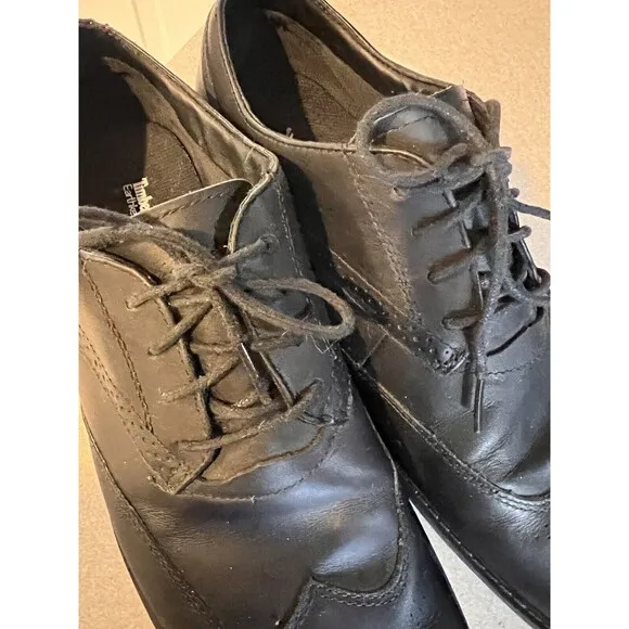 Timberland Brogue Wingtip Oxford Shoes Mens Sz 12 #5567ABLACK LEATHER Loafer