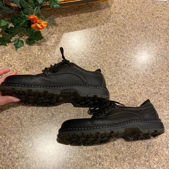 Timberland Lace Up/Tie Black Leather Oxford Shoes 29512 11W Leather Upper