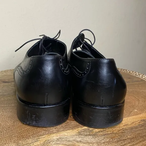 To Boot New York Duke Handmade Italian Leather Cap Toe Wingtip Oxford Shoes