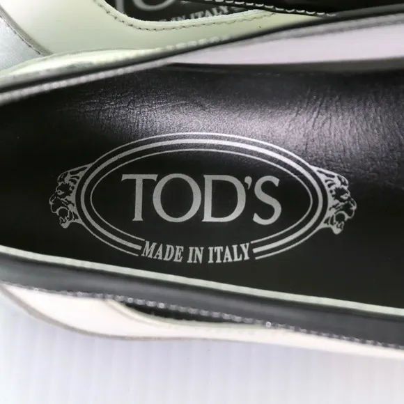 Tod’s Patent Leather Lace Up Ballet Driving Flats Shoes Womens 6.5M/36.5 Italy