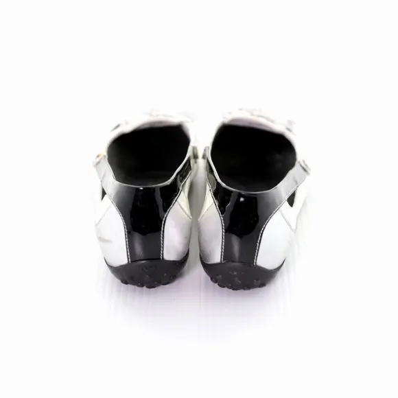 Tod’s Patent Leather Lace Up Ballet Driving Flats Shoes Womens 6.5M/36.5 Italy