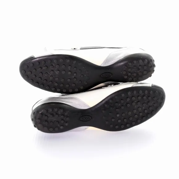 Tod’s Patent Leather Lace Up Ballet Driving Flats Shoes Womens 6.5M/36.5 Italy