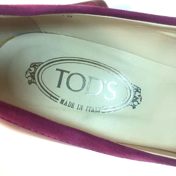 TOD'S Red Patent Leather Swing Sellaria Access Pumps Heels Shoes