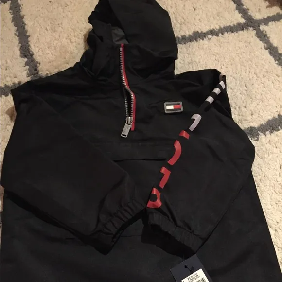 Tommy Hilfiger Anorak/Shoes  ,Black joggers,