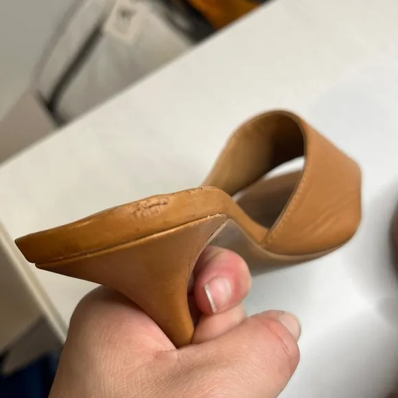 Tony Bianco Flora Mule in Tan Como Sz 8.5
