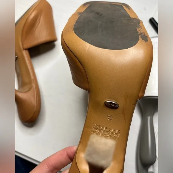 Tony Bianco Flora Mule in Tan Como Sz 8.5