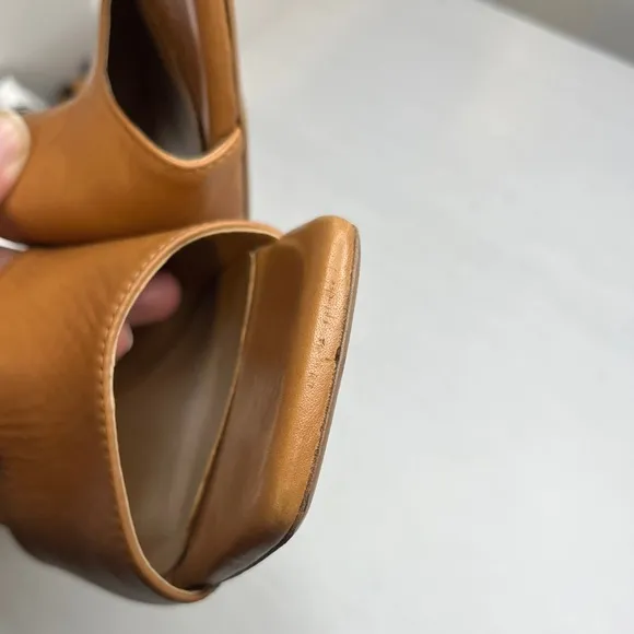 Tony Bianco Flora Mule in Tan Como Sz 8.5