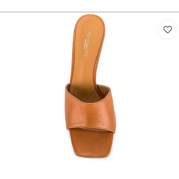 Tony Bianco Flora Mule in Tan Como Sz 8.5