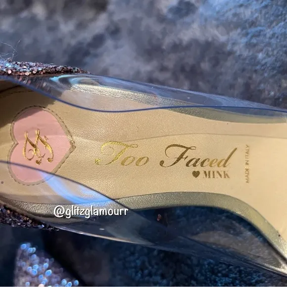 💖Too Faced Better Than Sex Pink Stiletto Heels💖