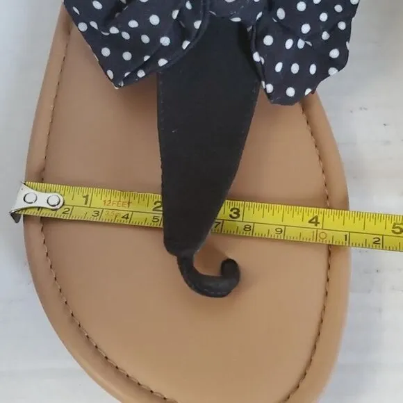 Torrid BOW T  STRAP Sandals Shoes Flats Flip Flops Shoes Women's WOMAN'S 12WW