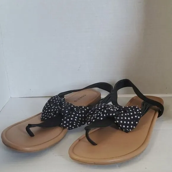 Torrid BOW T  STRAP Sandals Shoes Flats Flip Flops Shoes Women's WOMAN'S 12WW
