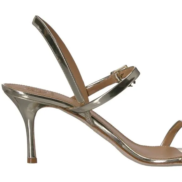 TORY BURCH * $328 MANY SIZES * Penelope Slingback Sandal Gold Strappy Prom
