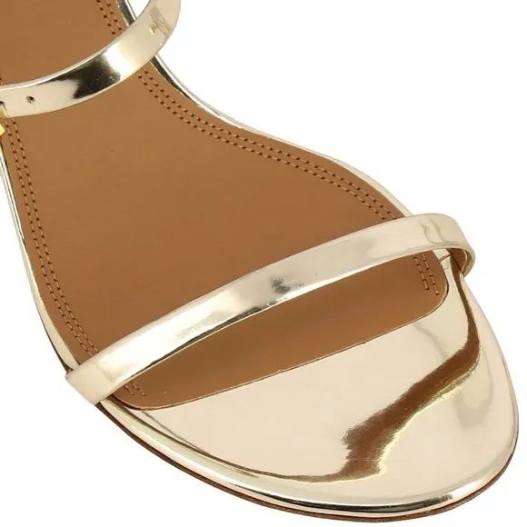 TORY BURCH * $328 MANY SIZES * Penelope Slingback Sandal Gold Strappy Prom