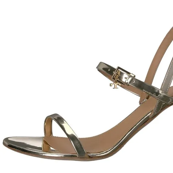 TORY BURCH * $328 MANY SIZES * Penelope Slingback Sandal Gold Strappy Prom