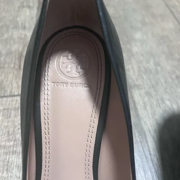 Tory Burch Black Peep-Toe Women's Shoes 7M