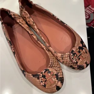 Tory Burch, snake skin ballet flats