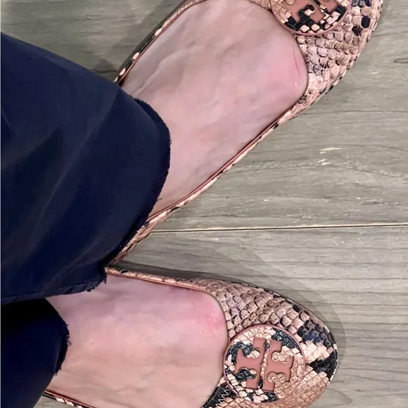 Tory Burch, snake skin ballet flats