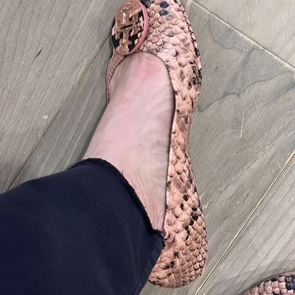 Tory Burch, snake skin ballet flats