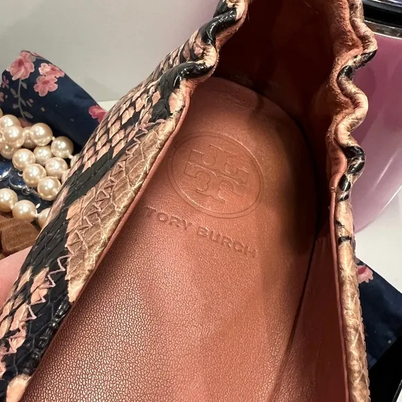 Tory Burch, snake skin ballet flats