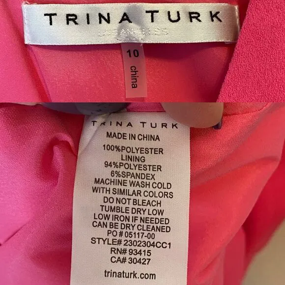 Trina Turk Surprising Dress in Venus Pink, Shift, size 10