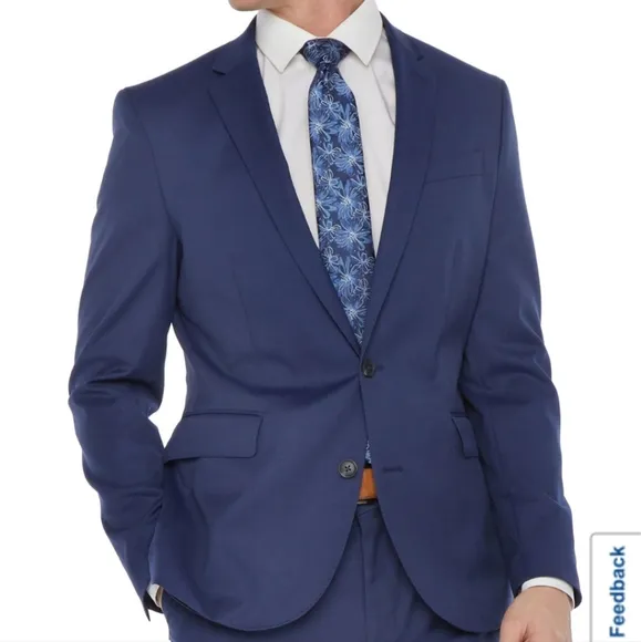 Two Piece Men's Suit w/ Dress Shirt