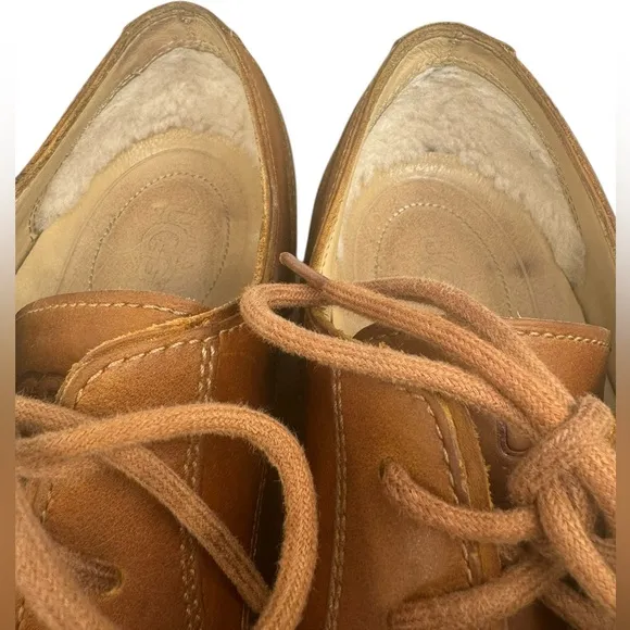Ugg Men Hixson Brown Leather Oxford Lace Up Dress Shoes | Size 12