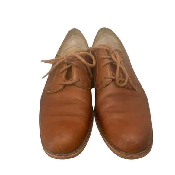Ugg Men Hixson Brown Leather Oxford Lace Up Dress Shoes | Size 12