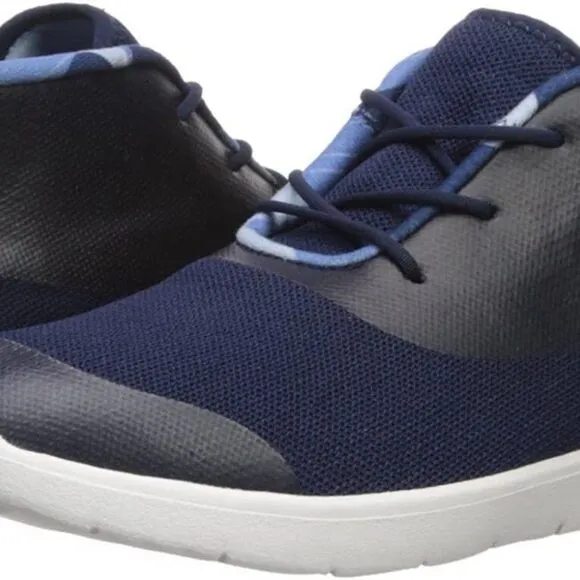 UGG Seaway Chukka 1092434K Kid's Boys Navy/Black Camo Lined Sneaker Shoes UGG413