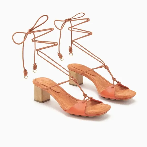 Ulla Johnson Cora Brown Leather Sandals NWOT
