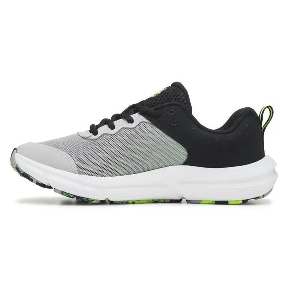 Under Armour Assert 10 Sneakers Big Kids Size 5 Grey Black Running Shoes ZPO495