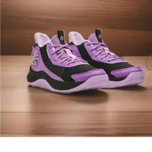 Under Armour Curry 3Z7 Mens Size 10.5 Purple Black Basketball Shoes 3026622-500