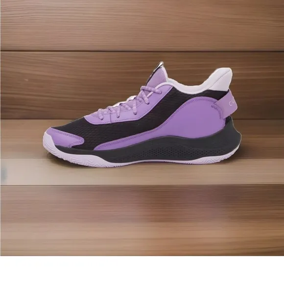 Under Armour Curry 3Z7 Mens Size 10.5 Purple Black Basketball Shoes 3026622-500