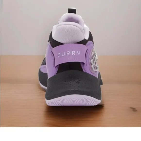 Under Armour Curry 3Z7 Mens Size 10.5 Purple Black Basketball Shoes 3026622-500