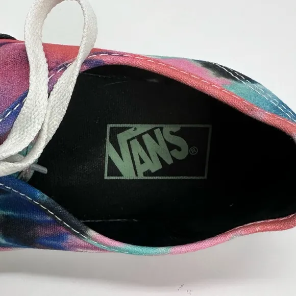 Vans Authentic Skate Shoes - (Tie Dye) Multi/True White