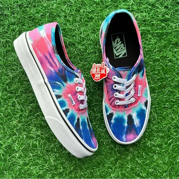Vans Authentic Tie Dye Multi Color True White