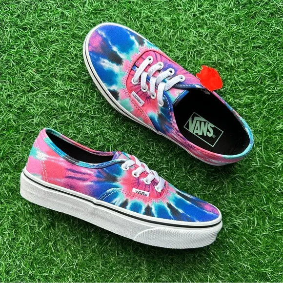 Vans Authentic Tie Dye Multi Color True White