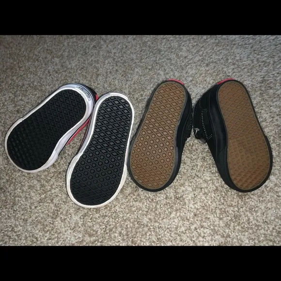 Vans Baby Toddler Shoes 2 Pairs Size 4.5